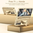 thumbnail image 5 of for Samsung Galaxy Z Fold 5 Case with S Pen, Z Fold 5 Case+Stylus Pen with Pen Holder+Tempered Glass Screen Protector+All-Inclusive Leather Case for Samsung Galaxy Z Fold 5 (Gold), 5 of 14
