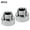 2pc, variant on Shower Hose / Head Adaptor 3/4" Female To 1/2" Male BSP Chrome Reducer