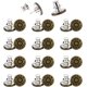 thumbnail image 1 of Paquete de 12 botones de repuesto para pantalones vaqueros, alfileres de botones sin coser, botones a presión para pantalones, vaqueros de moda, columpio, manualidades DIY Excelente Rendimiento, 1 of 5