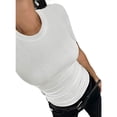 thumbnail image 3 of Summer Slim Fit Short Sleeve Women Crew Neck T Shirt, 3 of 4