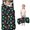 Astronaut and Alien Black Pattern, variant on Astronaut and Earth Blue Pattern Kids Nap Mat, All-in-One Nap Pad with Handle & Fastening Straps, Portable with Handle Gifts for Toddlers Kids Boys Girls,50"x20"