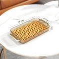 thumbnail image 1 of Drainage Drain Tray with Handles Non Slip cup trays decorative for Party Table Living Room Orange, 1 of 8