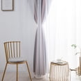 thumbnail image 2 of Star Curtains Stars Blackout Curtains for Girls Bedroom Living Room Colorful Double Layer Star Window Curtains, 1 Panel (53"W x 95"L，Gray), 2 of 8