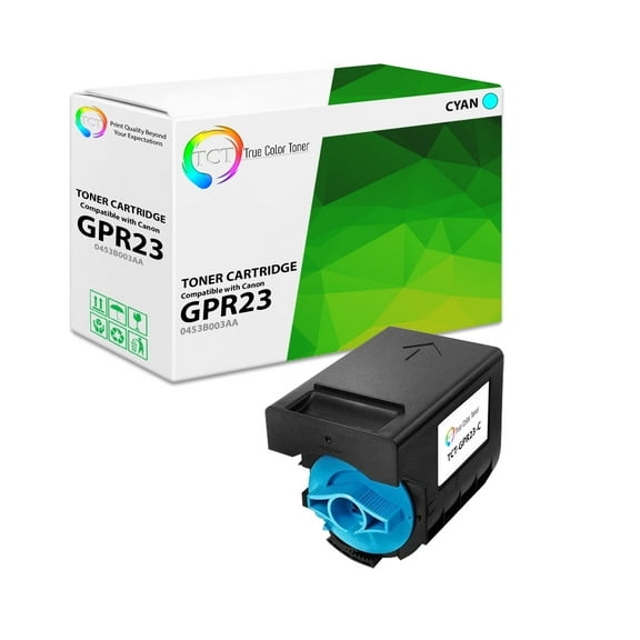 TCT GPR23 Cyan Toner Cartridge - Premium Compatible Replacement for Canon GPR-23 0453B003AA Cyan