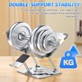 thumbnail image 6 of ASKITO Cooling Laptop Stand, 2-in-1 Phone/Laptop Stand for 10"-17'' Notebook, 360° Rotatable Height Adjustable & Foldable Protable, Silver, 6 of 7