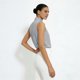thumbnail image 4 of TaTaai Women Striped Sleeveless Shirt Casual Fashion Breathable Lightweight Non See-through Machine Washable No Fading Versatile Daily Office Wear Fashion Blouse Gift, 4 of 4