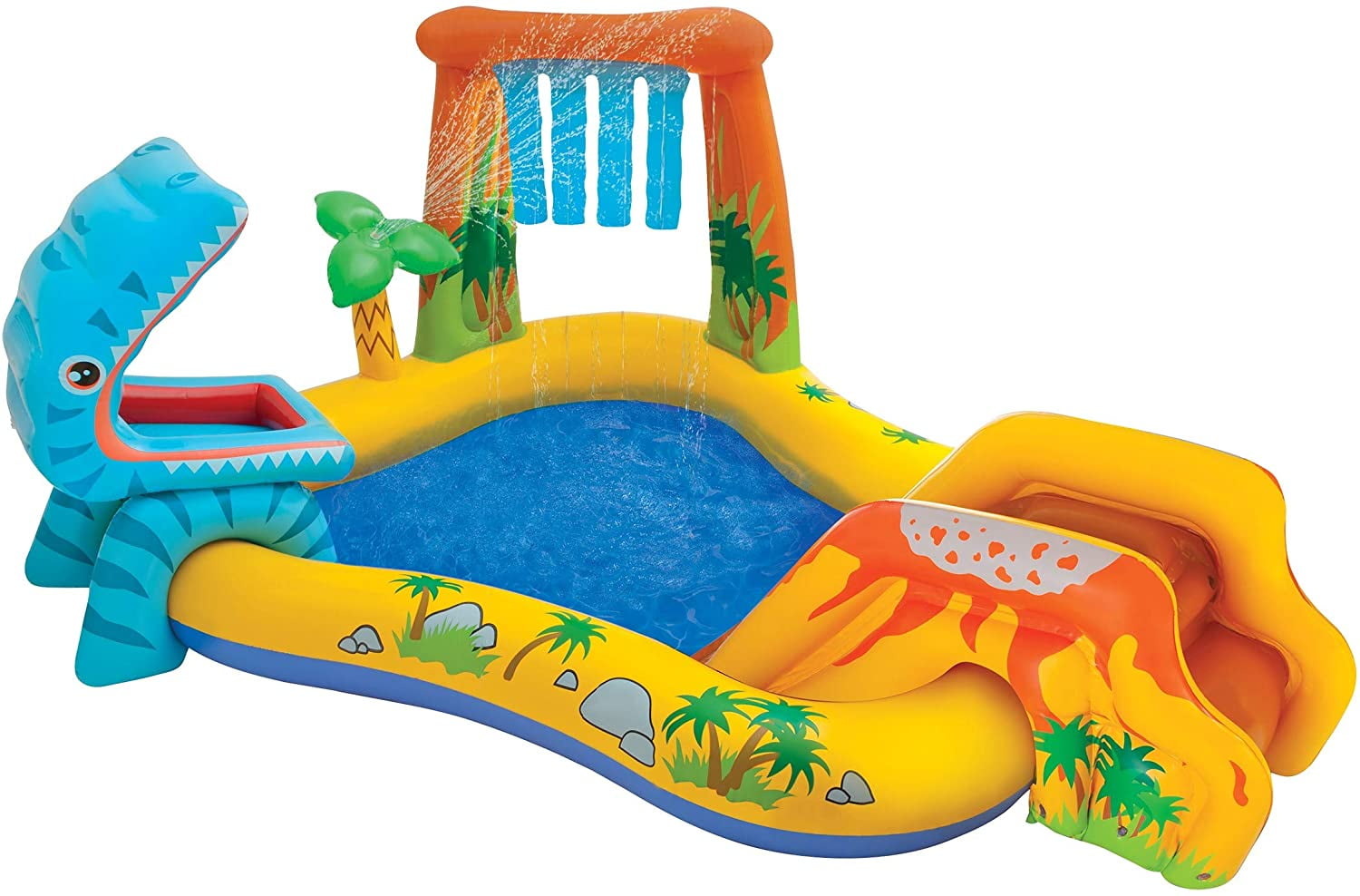 prieel enthousiast Speels Intex Dinosaur Inflatable Play Center, 98in X 75in X 43in, for Ages 2+ -  Walmart.com