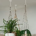 thumbnail image 4 of Hanging Flower Pot Hook 2 Sets Plant Outdoor Ceiling Hooks Pots for Indoor Plants Wall Iron White, 4 of 6