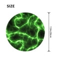 thumbnail image 3 of Disketp Green Lightning Small Mouse Pad 7.9x7.9 Inches,Washable Round Mousepad For Office Laptop Computer,Non-Slip Rubber Base Mouse Pads For Wireless Mouse, 3 of 9