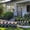 Pink 4pc, variant on Plastic Garden Edge Border Fence Tulip Design,Interlocking Landscape Edging Walkways Flower Beds Tree Rings,Flexible No-Dig Polypropylene Outdoor Use,Yard Ornamental Decorative Fences 4pc Set