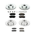 thumbnail image 3 of PowerStop Front and Rear Z23 Evolution Sport Carbon-Fiber Ceramic Brake Pad and Drilled & Slotted Rotor Kit Fits: SUBARU Select Models K2749, 3 of 10