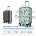 thumbnail image 4 of Kdxio Cute Otters Pattern Luggage Cover for Travel,Elastic and Durable,Fits 18-32 Inch,Anti-Scratch Suitcase Protector-No luggage included, 4 of 5