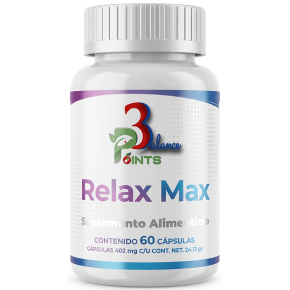 Relax Max, 3 Balance Points, 60 capsulas.