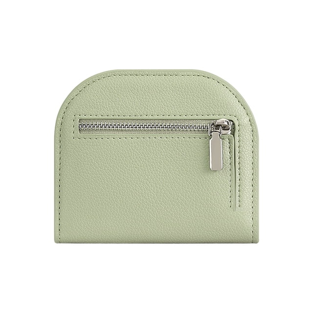 Yhmxh Organizadores y almacenamiento Monedero mini semicircular de color liso para mujer, tarjetero multiranura de alta gama Almacenamiento de ducha Almacenamiento de juguetes