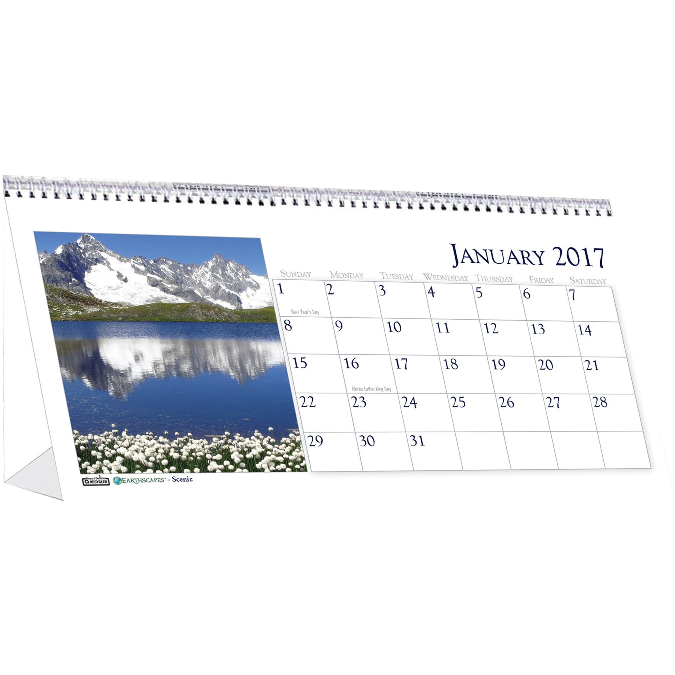 House of Doolittle Scenes Desktop Tent Calendar