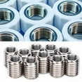 thumbnail image 3 of LHCER Repair Nut,Stainless Steel Insert Nut,10Pcs Reducer Nut Thread Conversion Stainless Steel Repair Sleeve Bushing Screw Fastening, 3 of 8