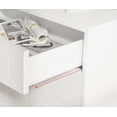 thumbnail image 5 of White Dresser, 4 Drawer Dresser for Bedroom, Modern Dressers with Gold Metal Handles for Living Room, Hallway, Entryway, 5 of 6
