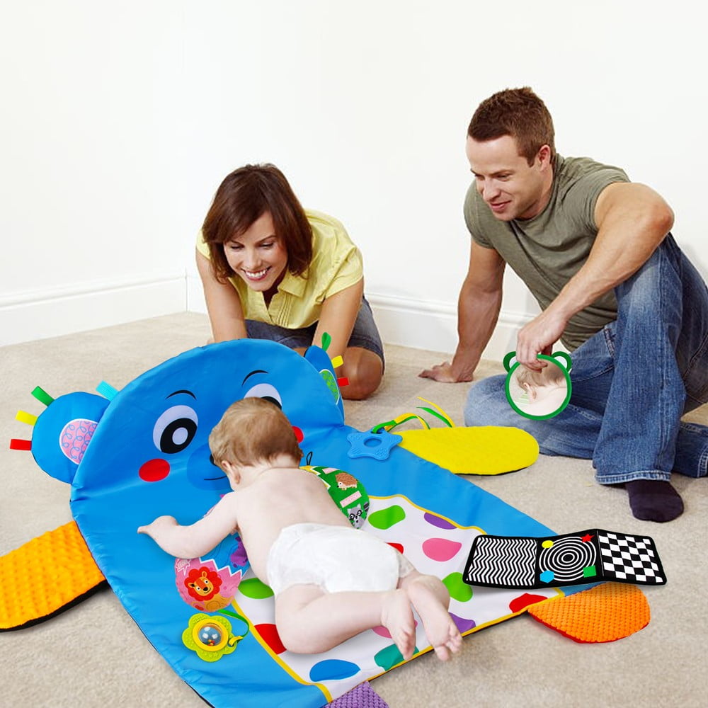 Tummy Time Pillow Tummy Time Toys TummyTime Mirror Tummy Time Mat high contrast baby toys black and white baby toys baby toys 0-6 months infant toy car seat toys crinkle toys for baby