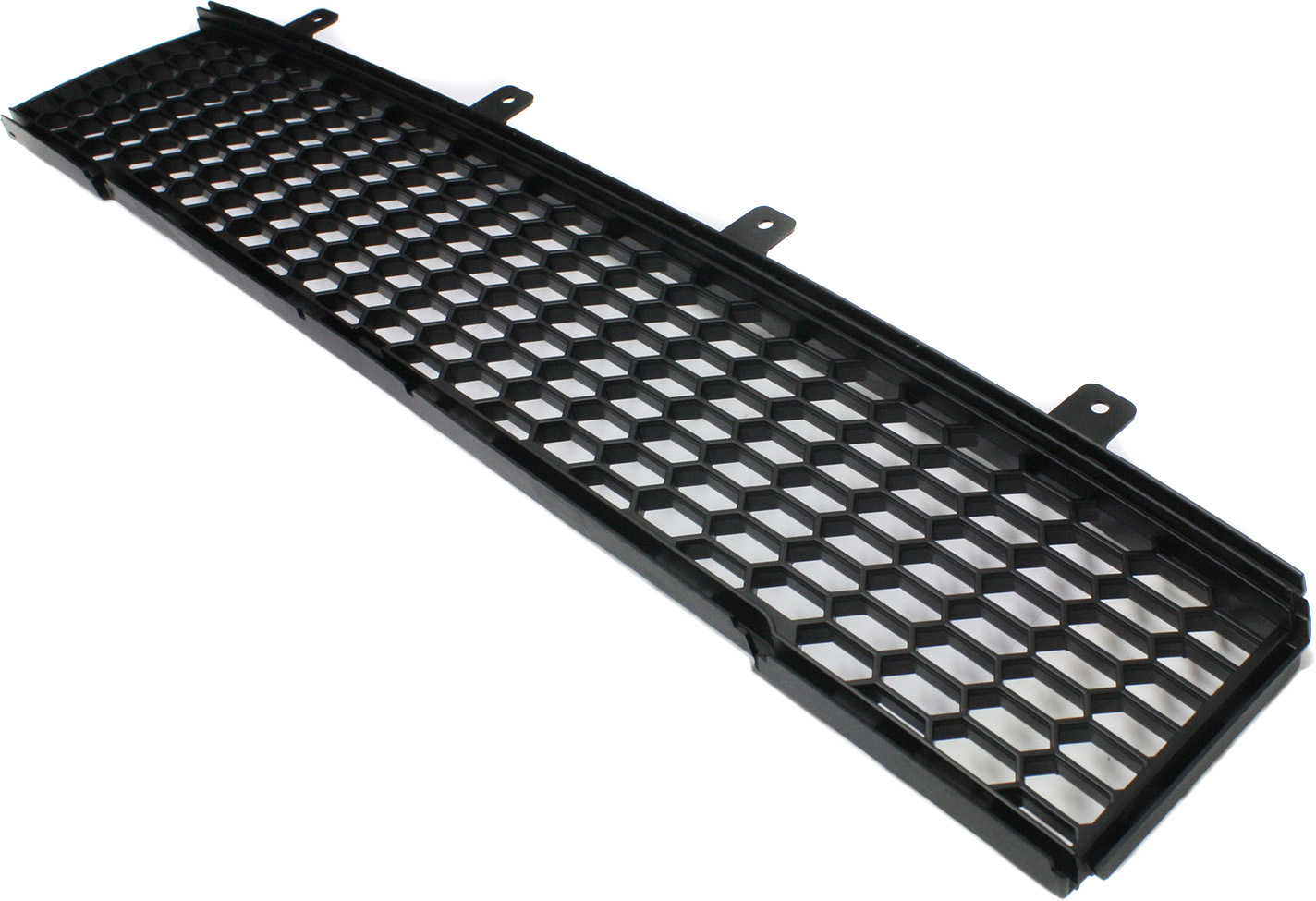 Bumper Grille Compatible With 2012-2017 Fiat 500 Front, Lower Textured Gray