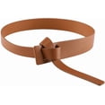thumbnail image 3 of YooGuoGuo Women Fashion Leather Belt for Jeans Jumpsuit Coat Dress Belt Faux Leather Waistband Tie Knot Waist Belt, 3 of 6