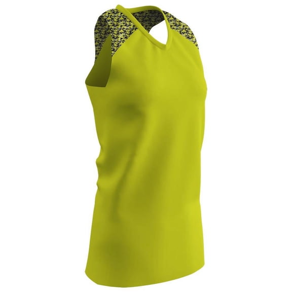 Champro Women's At Bat Softball Jersey Optic Yellow, XL