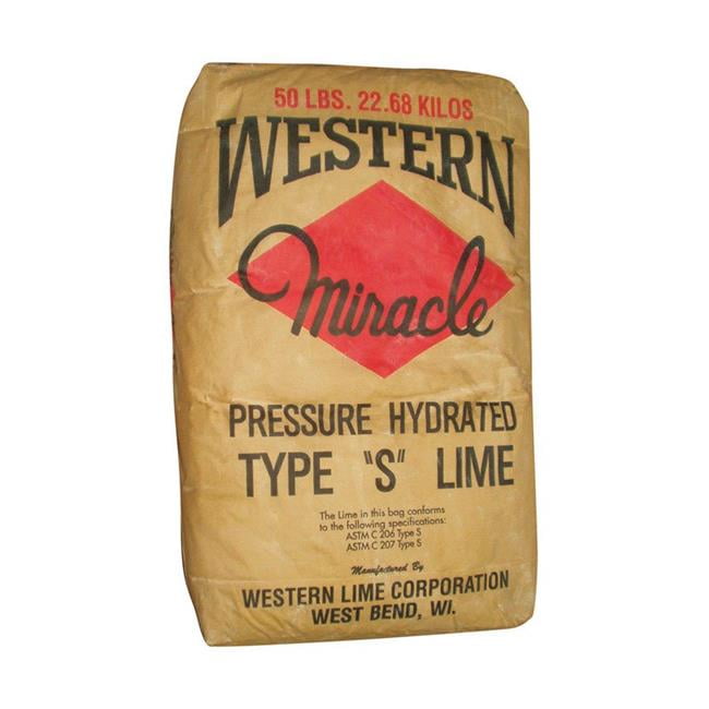 Western Lime 7314628 50 lbs Pressure Hydrated Type S Lime