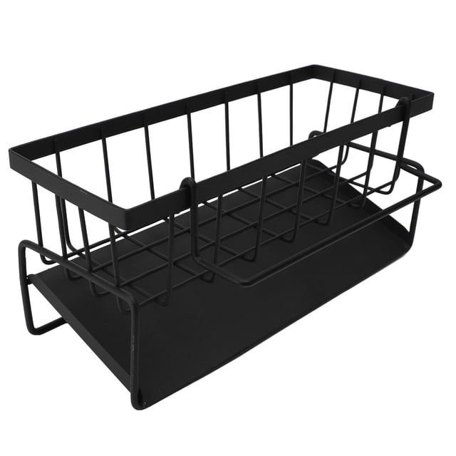 Soporte Para Esponja Para Fregadero De Cocina, Dispensador De Jabón Multifuncional De Acero Al Carbono, Organizador De Cocina, Resistente Y Resistente Con Diseño Desmontable Para