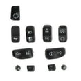 thumbnail image 3 of 11 Pieces Control Switch Cap Buttons Fits For Glide Road King Models 14-19, 3 of 9