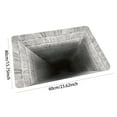 thumbnail image 3 of Visual Trap Mud Door Mat Easy Care Water Absorbent Entrance Rug For Bathroom And Kitchen Bohemian Throw Blanket 8x10 Area Rugs for Living Room Biggest Blanket in The World Soft Lightweight Blanket, 3 of 4