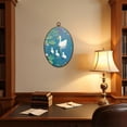 thumbnail image 4 of Duck Canvas Wall Art Ducks Water Lilies Vintage Duck Countryside Pond Nursery Bedroom Bathroom Oval Framed Canvas Prints Vintage Wall Hanging Decor for Home Decorations 8.6"x11.4", 4 of 7