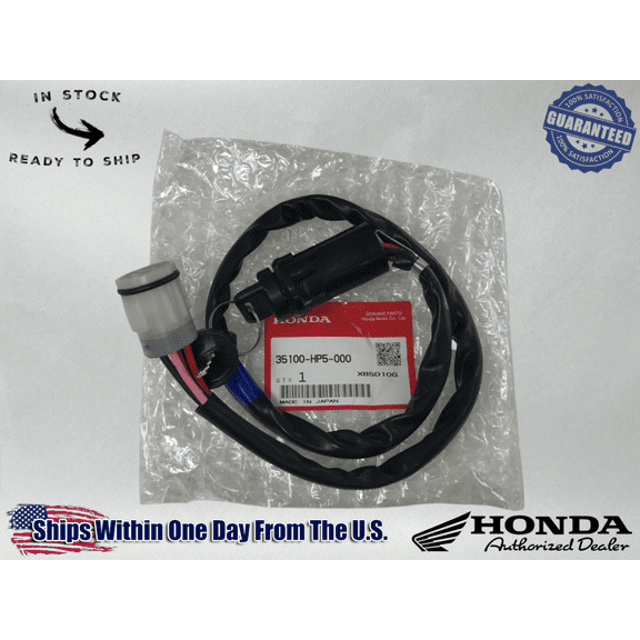 Honda OEM MAIN IGNIT KEY SWITCH 07-13 TRX420 Rancher Manual Shift 35100-HP5-000