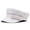 B-White, variant on Women Classic Faux Leather Military Flat Hat White Sailor Cap