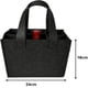 thumbnail image 1 of Tal Botella de vino Bolsa de regalo Bolsa de vino 6 Botellas Botella de vino Bolsa de regalo Reutilizable Lavable (gris) ZefeiWu 8390613048349, 1 of 1