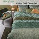 thumbnail image 2 of Ropa de cama House Skin Verde Algodón Funda de edredón Set Queen, 2 of 3