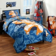 Naruto Kids 4 Piece Blue Reversible Comforter, Bed in a Bag, Twin