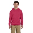 thumbnail image 1 of Jóvenes 8 oz. NuBlend® Fleece Pullover Sudadera con capucha VINT HTR RED M Jerzees 996Y, 1 of 1