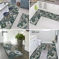 thumbnail image 4 of Aonewoe Farmhouse Kitchen Rugs Sets of 3, Washable Non Slip Kitchen Mats for Floor, Boho Floral Kitchen Rugs and Mats Set, Floor Rugs for Hallway Laundry Room Sink (Gray), 4 of 8