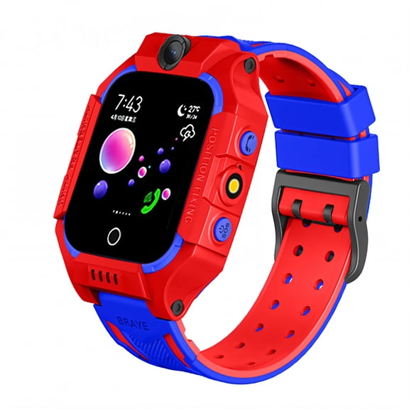 GJX Smart Watch for Kids,Calendar Kids Smart Watch,Ip67 Waterproof Watches for Kids,Red