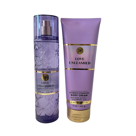 Bath & Body Works Love Unleashed Mist & Body Cream Set