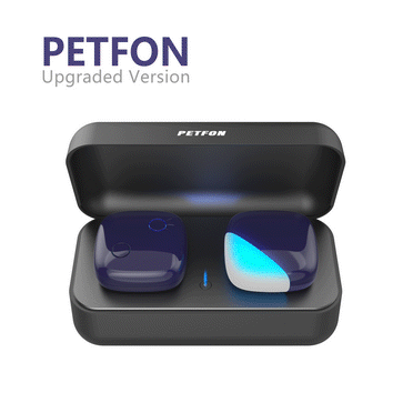 Petfon GPS Tracking Dog Collar, Black No Monthly Fee, Real-Time Tracking Collar Device