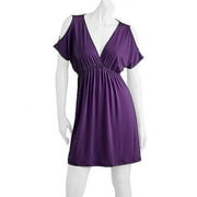 Biaggia Juniors Plus Knit Cold Shoulder Dolman D