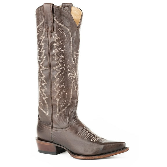Women's Stetson Marisol Leather Boots Handcrafted Brown
