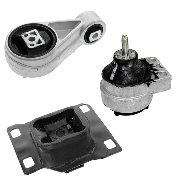 TRQ Engine Motor Transmission Torque Mount Kit Set of 3 for Ford Focus 2.0L DOHC MTA32799