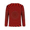 thumbnail image 3 of DDAPJ pyju Big and Tall Henley Shirt for Men 3D Optical Illusion Printed Long Sleeve 4 Button T Shirts Funny Tunnel Graphic Tees Fall Casual Stylish Tops Red XXXXXL, 3 of 5