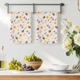 thumbnail image 3 of Flowers Bees Kitchen Towels Set of 3, Spring Funny Botanical Flowers Leaves Stripes Absorbent Dish Towels for Kitchen, Microfiber Hand Towel, Quick Drying Tea Towel for Cleaning Decorative Dishcloths, 3 of 7