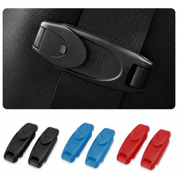 Mifelio Seat Belt Clips, Car Seatbelt Adjuster, Shoulder Belt Positioner, Safety Belt Comfort Accessory, Adjustable Strap Holder for Vehicle Use, #02
