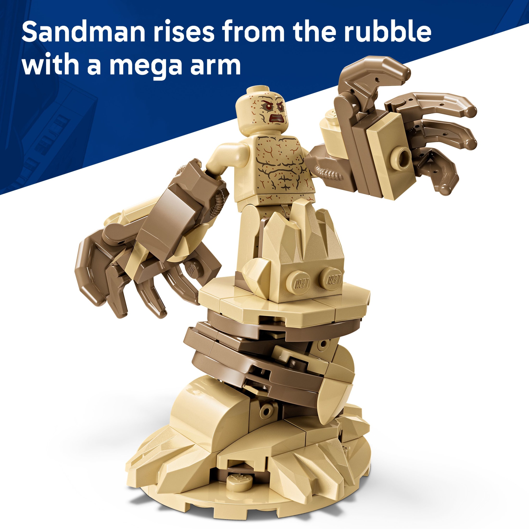 LEGO Marvel Batalla Épica: Spider-Man vs. Sandman Juguete de Construcción para Niños y Niñas - Set de Juego de Superhéroes con Minifiguras de Venom, Sandman y Spider-Man - Idea de Regalo para Cumpleaños - Mayores de 9 - 76334 6