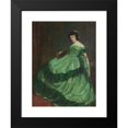 thumbnail image 2 of Betty Heldrich 19x24 Black Modern Framed Museum Art Print Titled - Lady in a Green Dress, 2 of 5