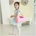 thumbnail image 7 of Cute toddler,Ballet Bag For Little Girl Ballet Bag Small Duffle Bag Backpack Gym Bag For Girls (Pink Shoes) 32*19*19cm, 7 of 7