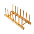 thumbnail image 3 of Bamboo Dish Drying Rack, Plate Drainer Rack Storage Lid Holder, 3 of 10